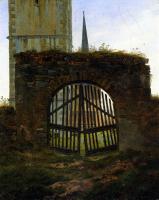 Friedrich, Caspar David - The Cemetery Gate